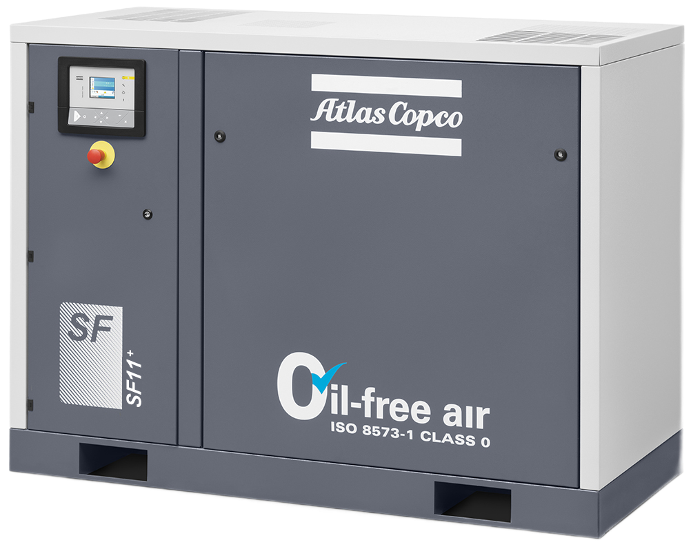 Безмасляный винтовой компрессор Atlas Copco серии SF